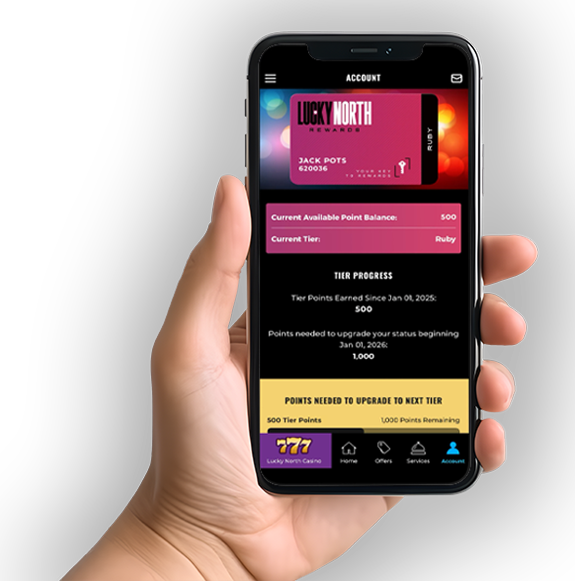 hand holding phone - Get Our App
